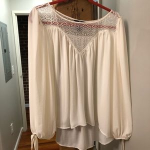 Forever 21 Cream Blouse
